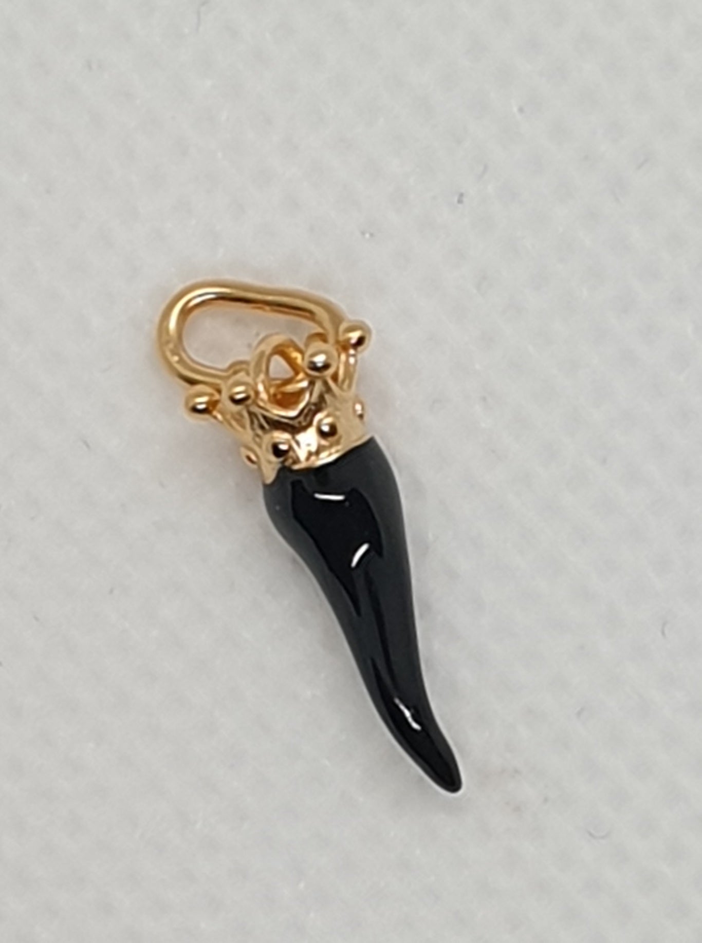 Ciondolo Cornetto Argento e Smalto - Cod. CI.MINI Amanthia