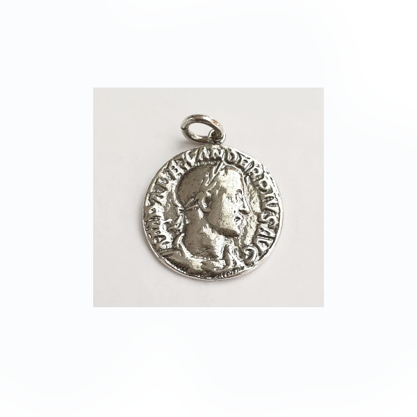 Ciondolo Moneta Argento 925 Giulio Cesare - CI.009  Amanthia   